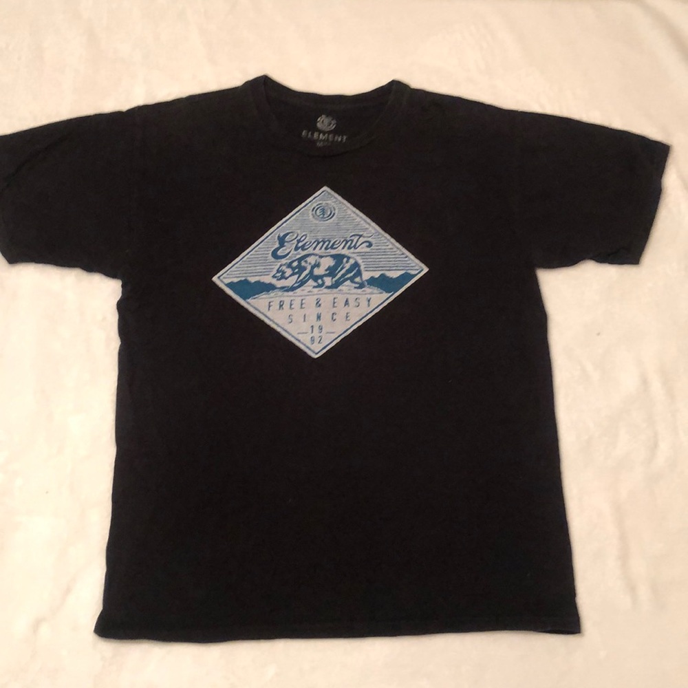 Element black graphic tee